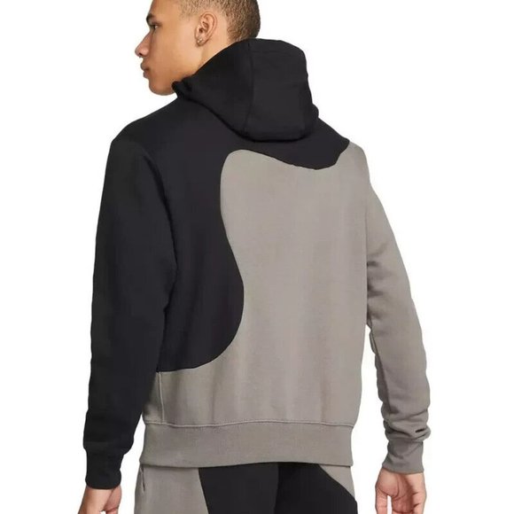 Nike | Sweaters | Nike Sportswear Color Clash Mens Pullover Hoodie Size Xl  Stone Black Dr9854289 | Poshmark